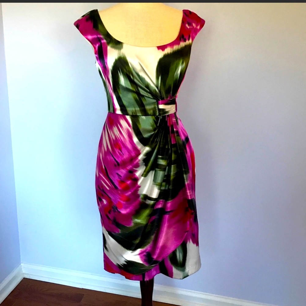 Satin Stretch Cocktail Dress